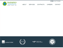 Tablet Screenshot of davenergy.com